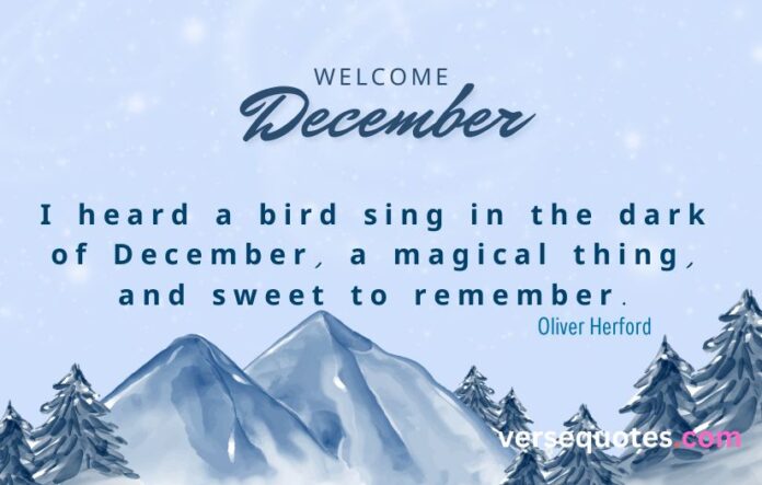 December quotes