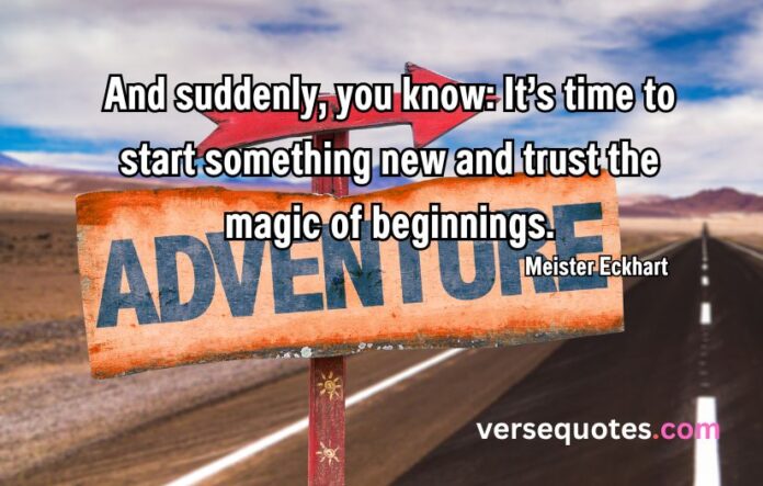 New Adventure Quotes