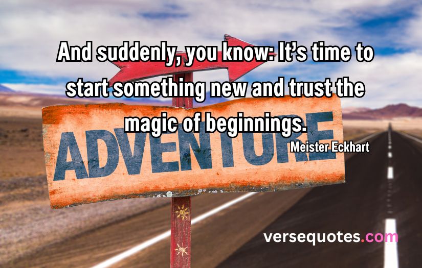 New Adventure Quotes