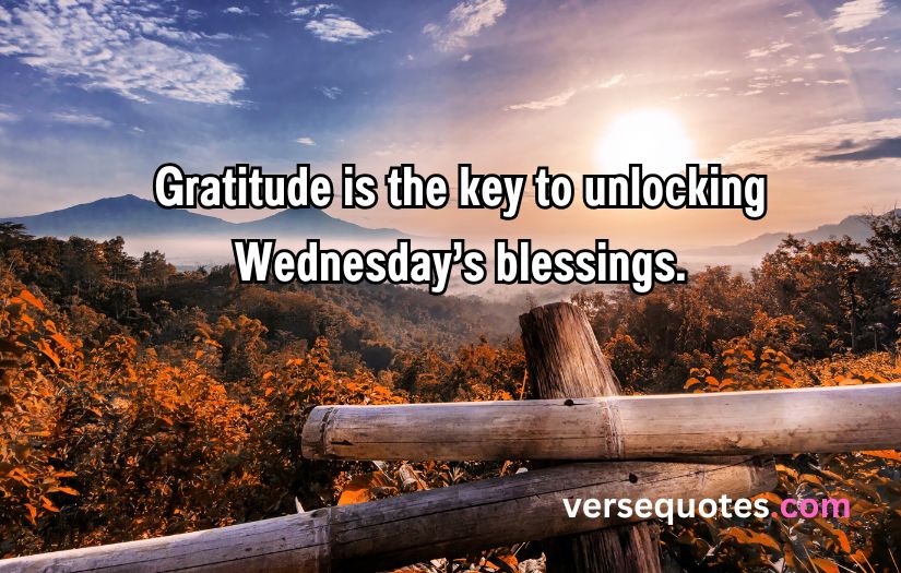 Blessings For Wednesday