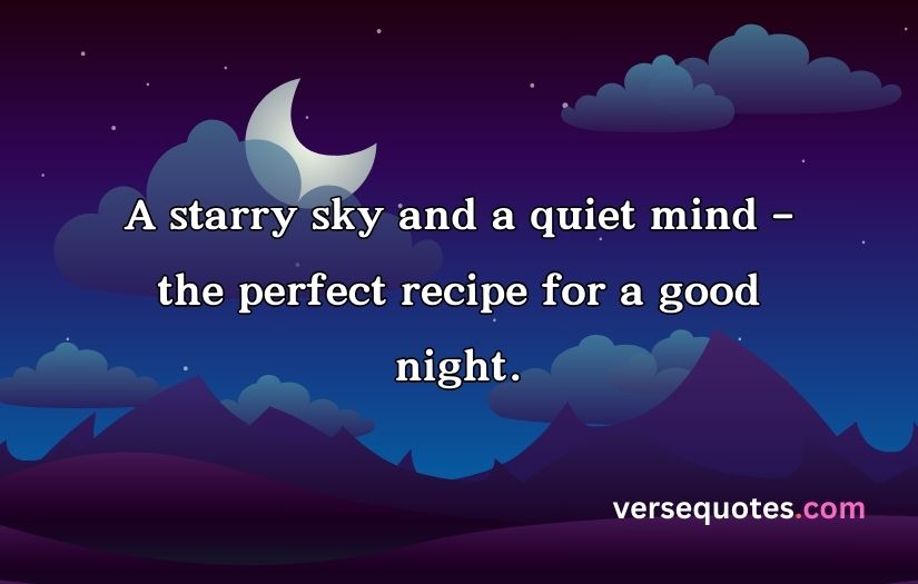 Good Good Night Quotes