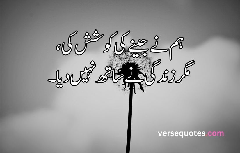 Life sad poetry in Urdu