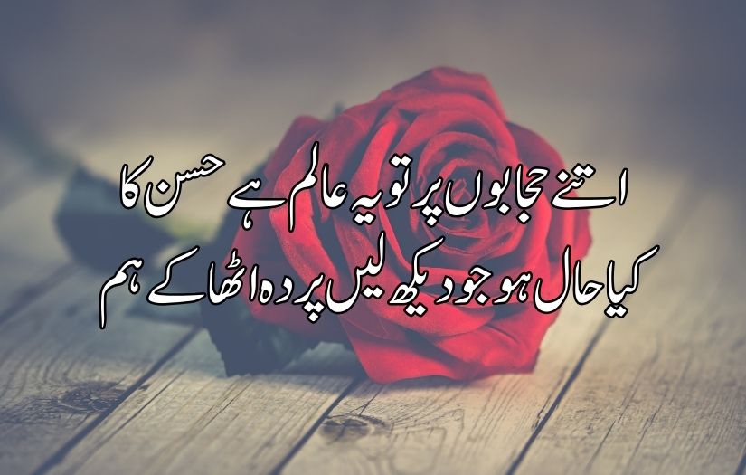 Urdu poetry in 2 lines