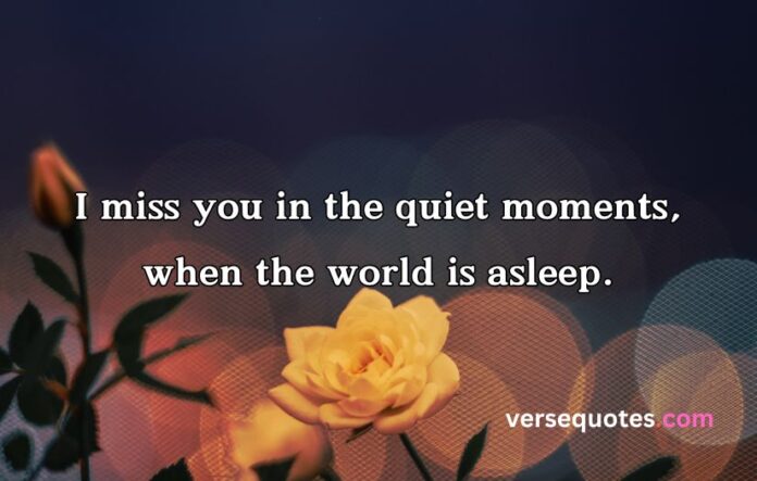 I Miss You Quotes