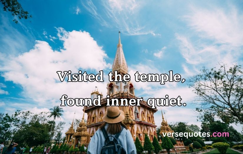 Temple Captions for Instagram