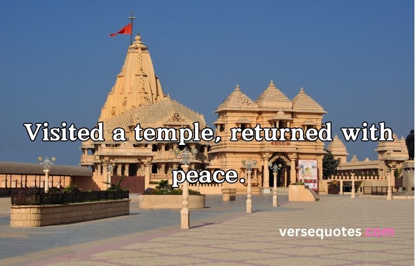 Temple Captions for Instagram