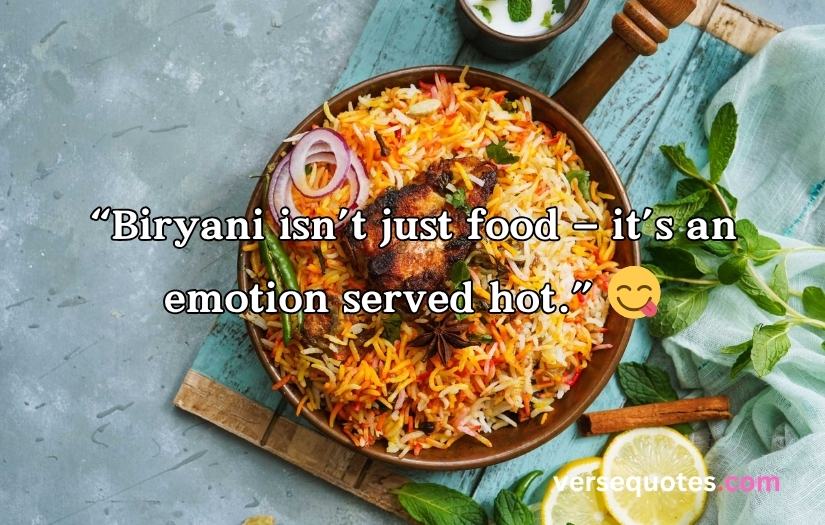 Biryani Quotes