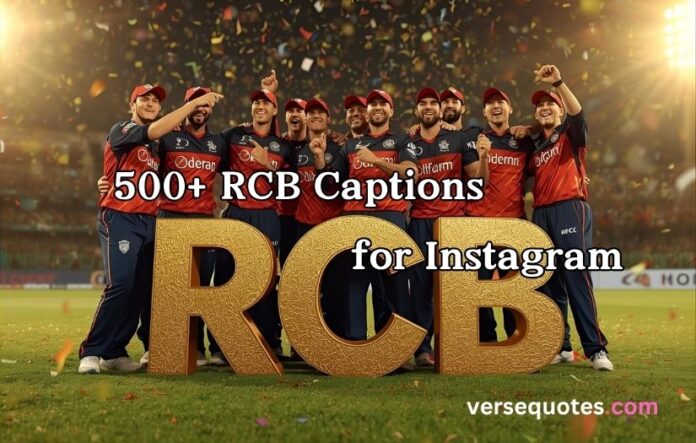 RCB Captions for Instagram