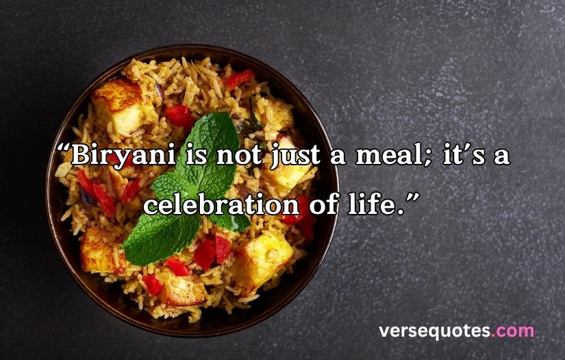 Biryani Quotes