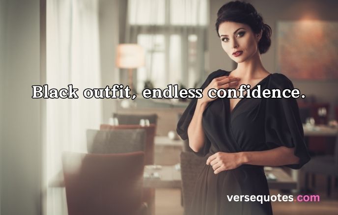 Black Dress Captions For Instagram