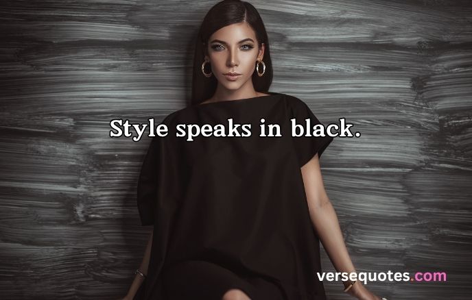 Black Dress Captions For Instagram