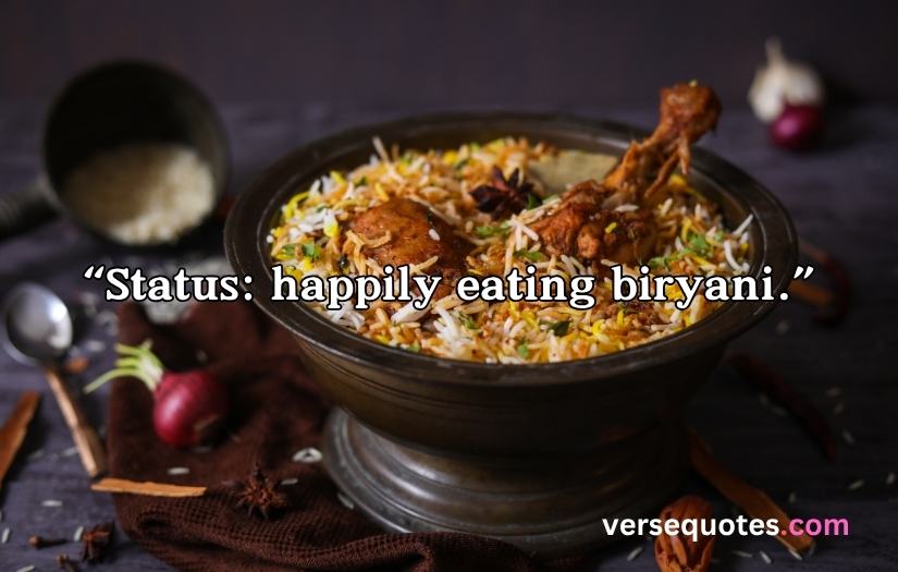 Biryani Quotes