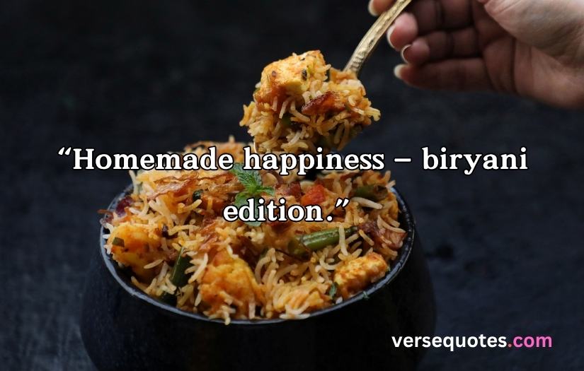 Biryani Quotes