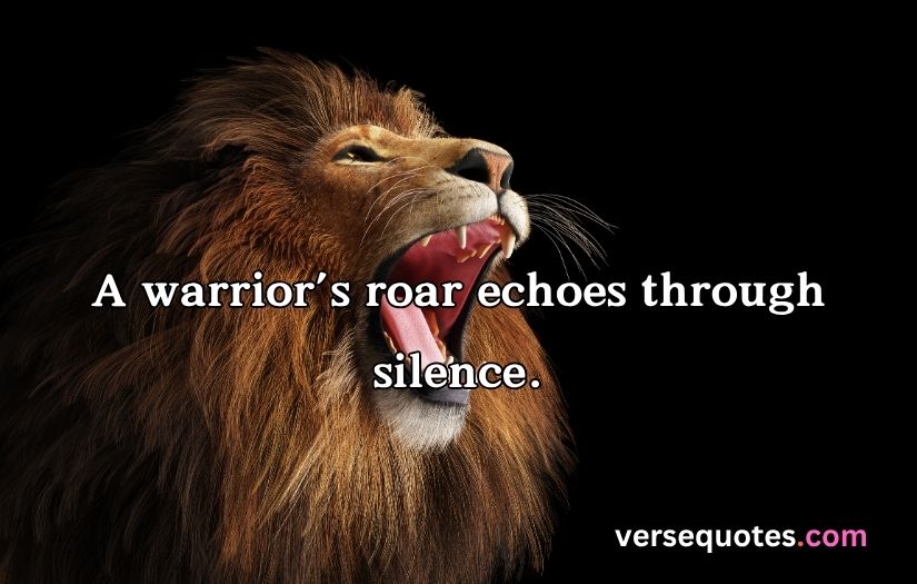 Attitude Powerful Lion Quotes