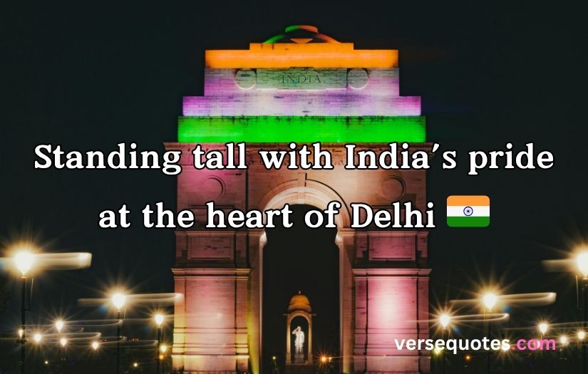 India Gate Captions For Instagram