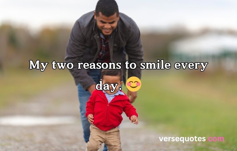 My Husband and Son Captions for Instagram