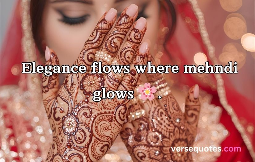 mehndi captions