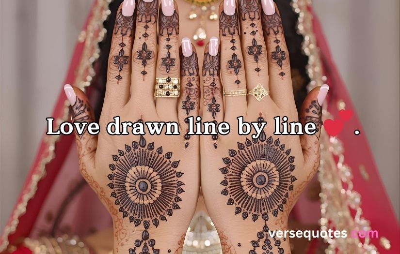 mehndi captions