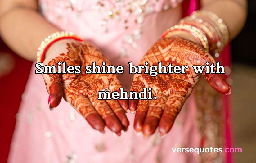 mehndi captions
