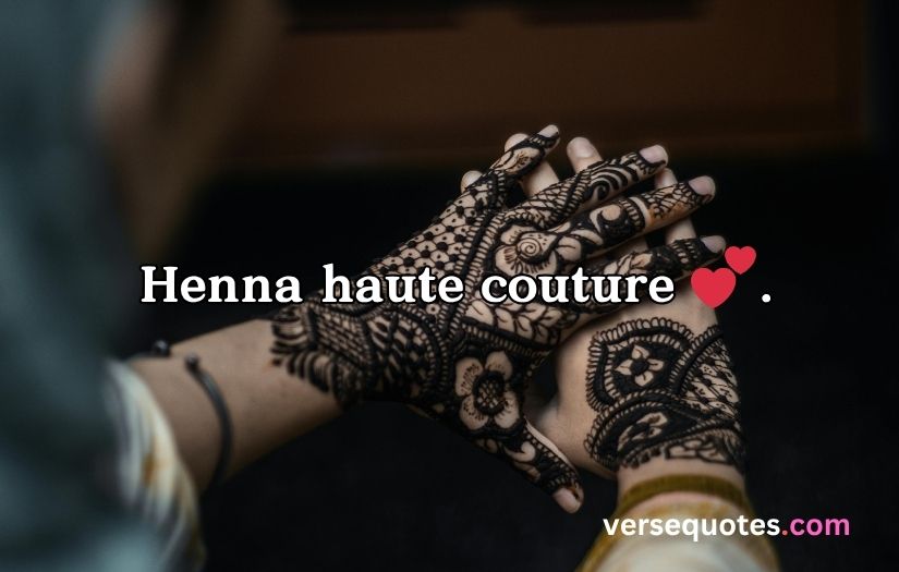 mehndi captions