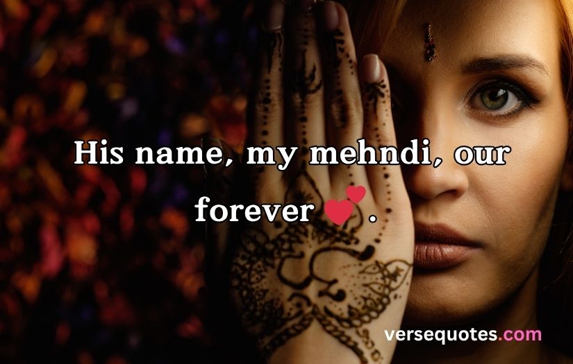 mehndi captions