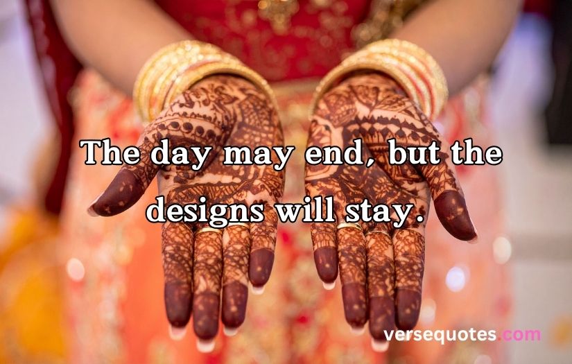mehndi captions