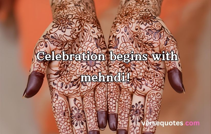 mehndi captions