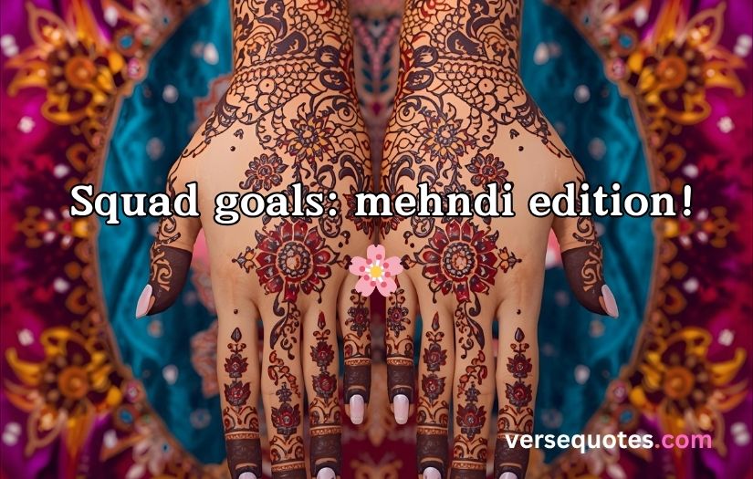 mehndi captions