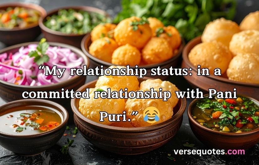 Pani Puri Captions For Instagram