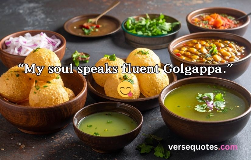 Pani Puri Captions For Instagram