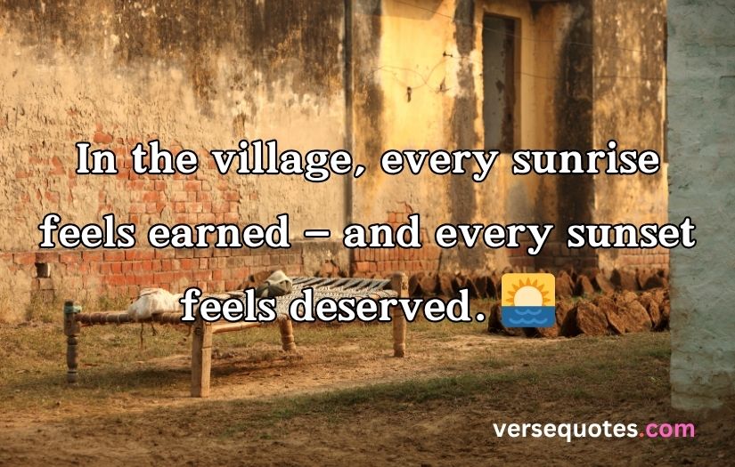 Village Captions for Instagram