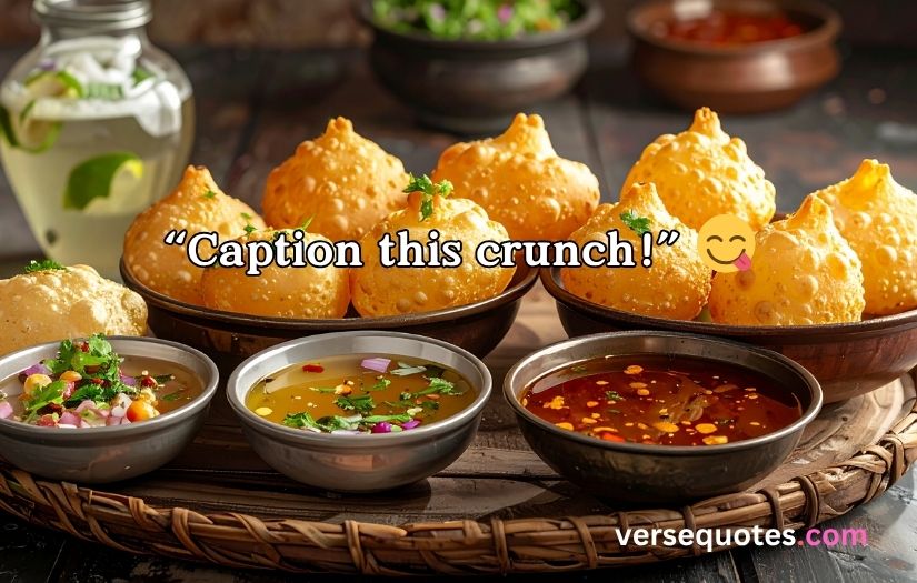 Pani Puri Captions For Instagram